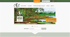 Desktop Screenshot of conservation-strategy.org